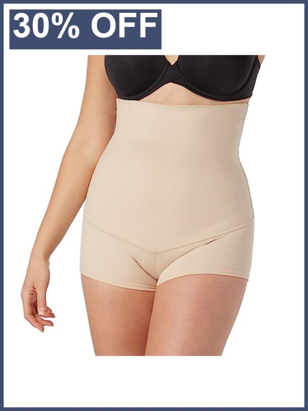 Firm Control High-Waist Moisture-Wicking Shapewear Boyshorts